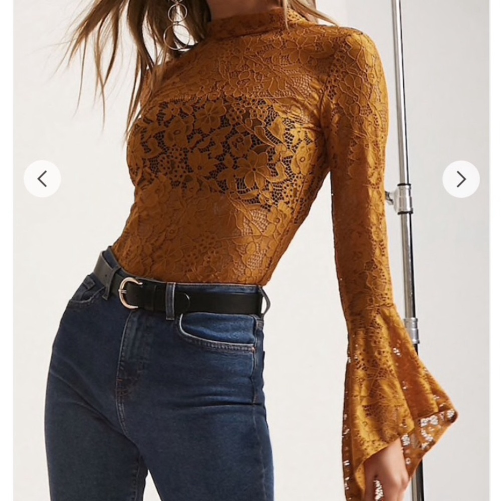 [F21] Lace Bodysuit 🍁